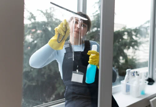 Nettoyage de vitres intérieures et extérieures à Villermain